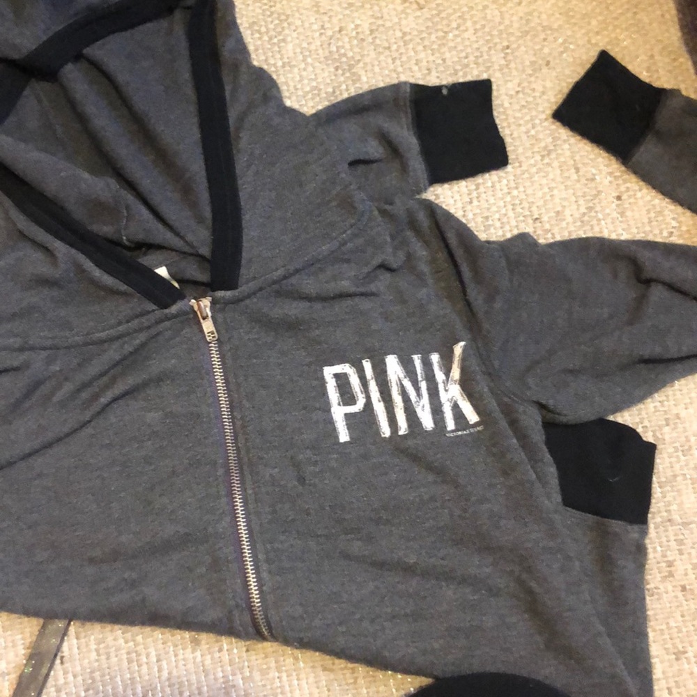 Victoria’s Secret pink knit sweatshirt